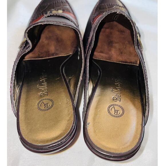 Bella Vita Patchwork Leather Mules - Women's Size 6 1/2 M - Picture 6 of 11
